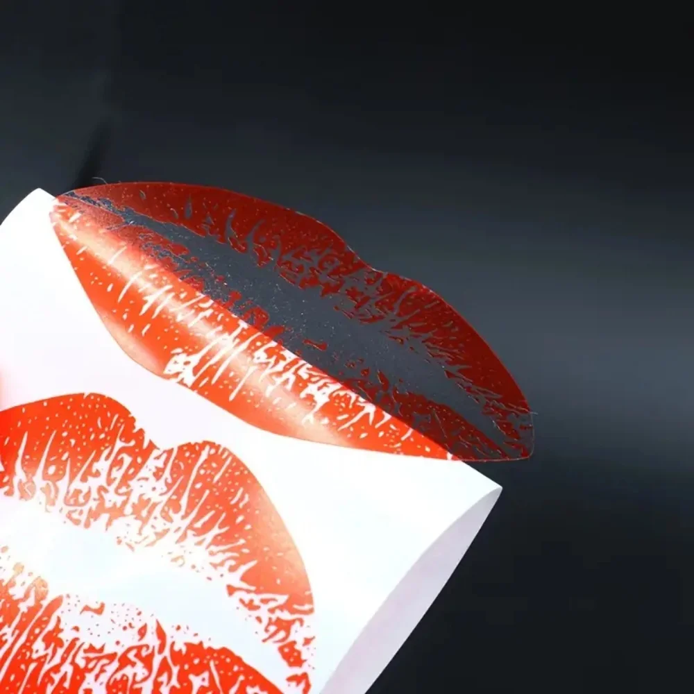 300 Red Lip Stickers